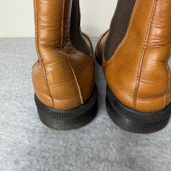 Dr Martens Cognac Flora Chelsea Pull On Boots Distressed Womens US 6 Two Toned - Picture 8 of 16
